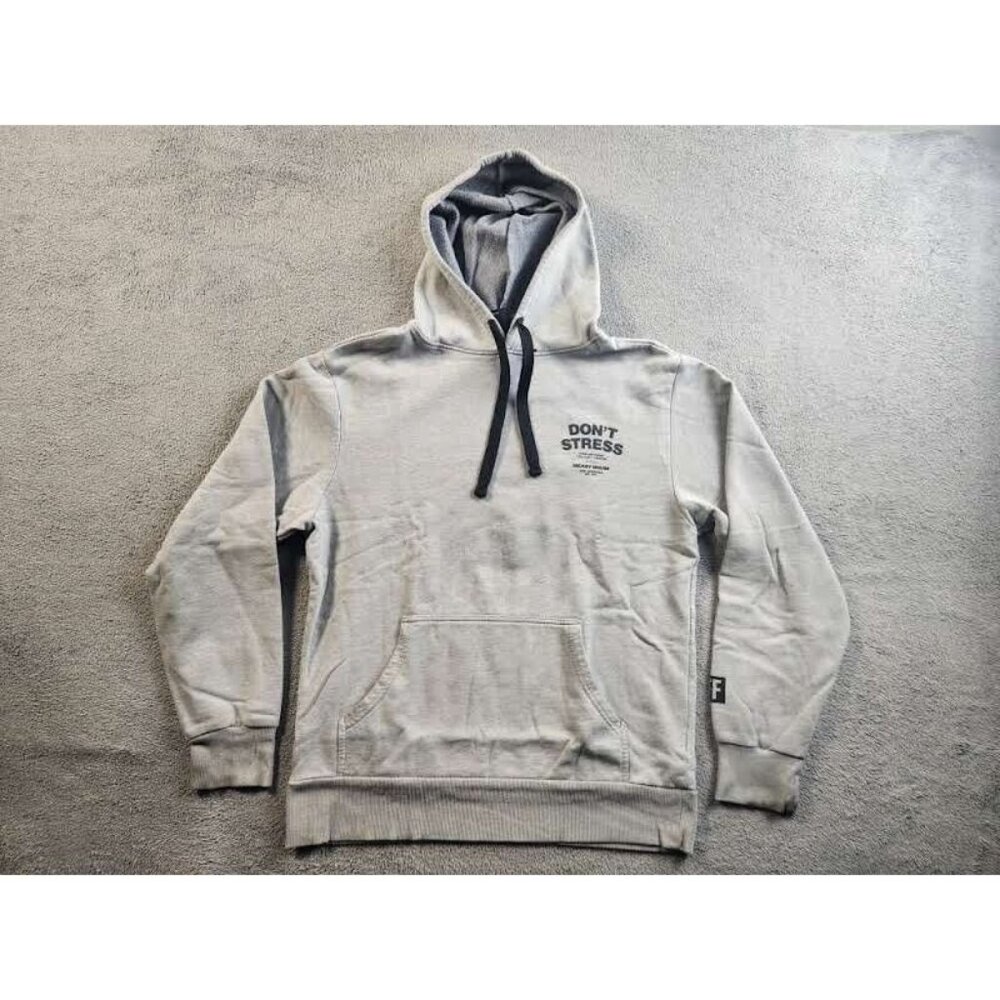 Mickey Mouse Jacket Adult Mens Small Gray Dont Stress Neff Hoodie